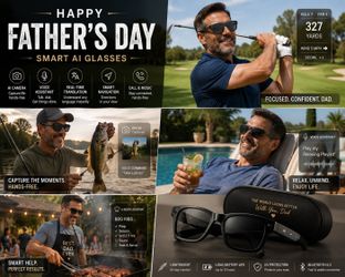 🎁 Father’s Day Smart AI Glasses – Record Every Moment Hands-Free