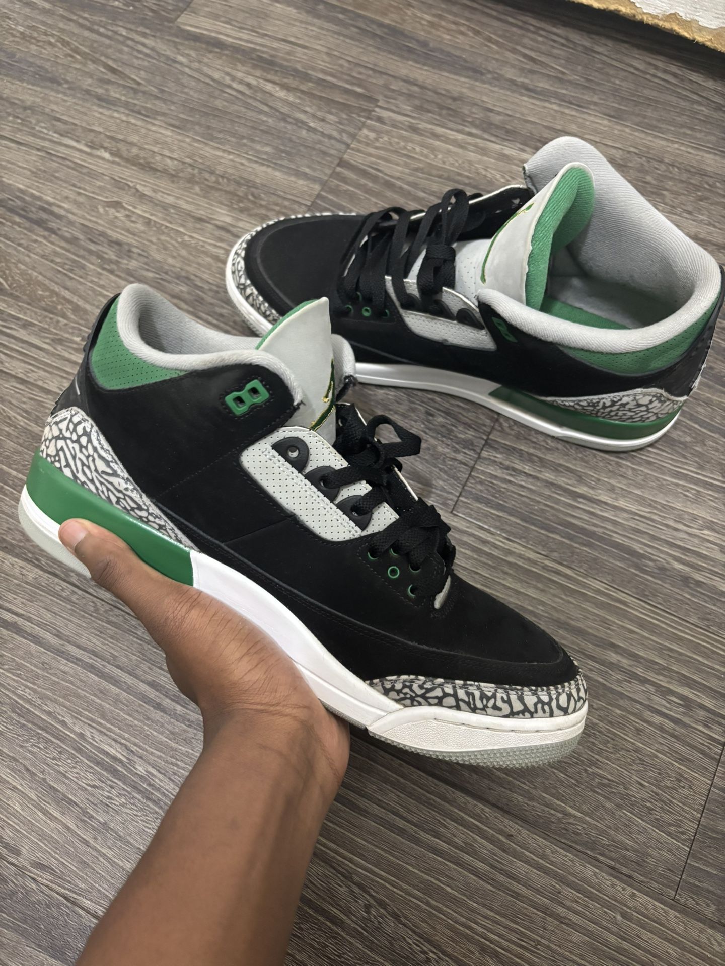 Jordan 3 Pine Green Size 13