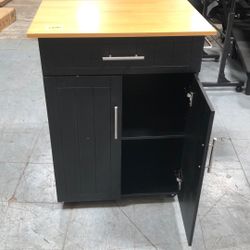 Small Kitchen Island Black