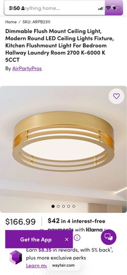Zuyurt gold Ceiling light fixture