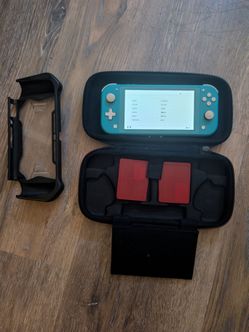 Nintendo switch lite with carry case and console case