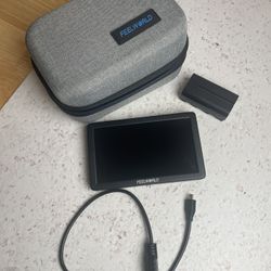 FEELWORLD T6 6 Inch Camera Field DSLR Video Monitor Aluminium Housing with FmAh Battery and Bag, Waveform LUT HDR 4K HDMI 1920x1080 IPS Lightw