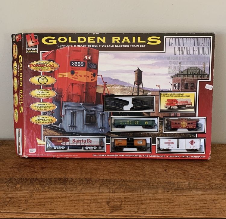 Golden rails Train Set In Box 