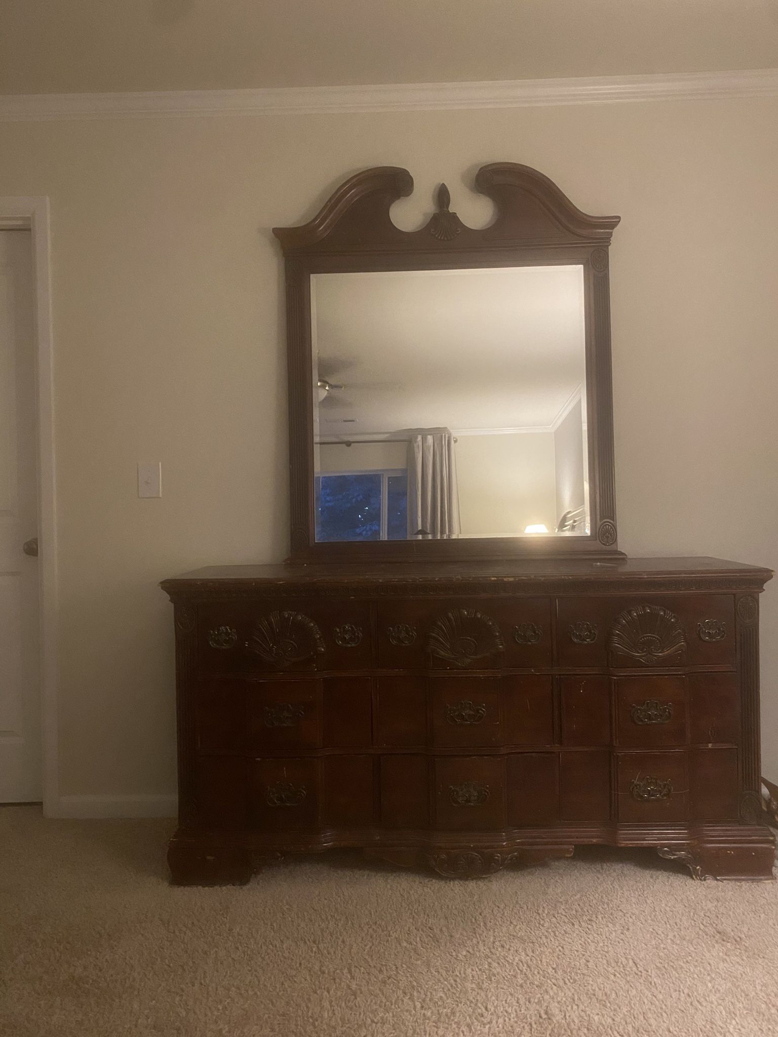 Dresser And Mirror