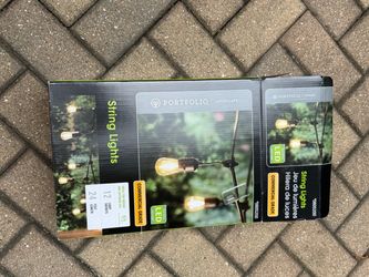 Portfolio Landscape commercial-grade LED string lights, model #0805200