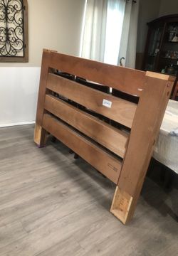 Queen wooden headboard