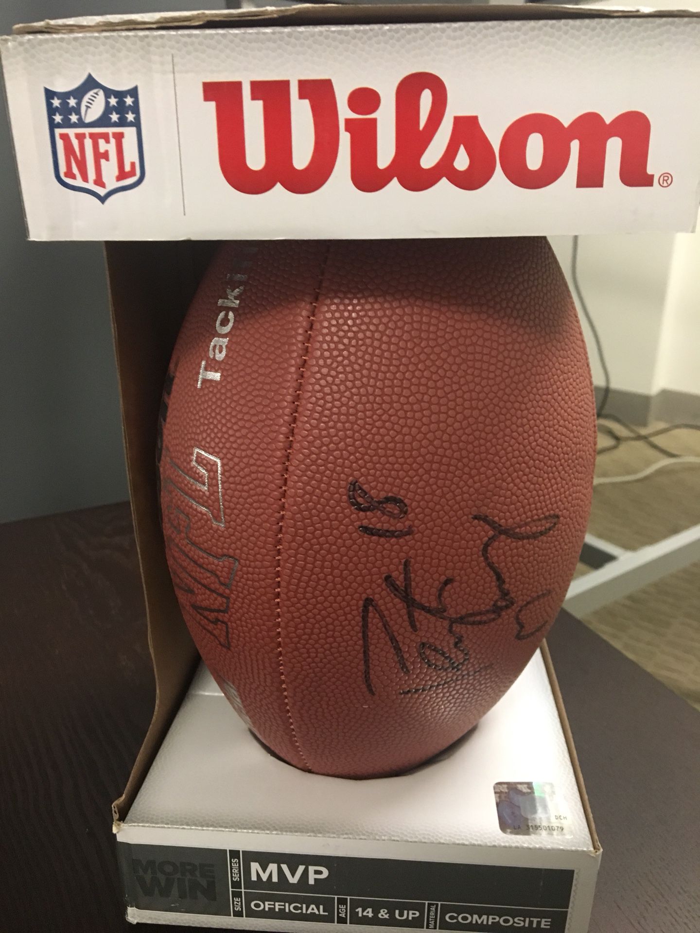 Autographed Peyton Manning football