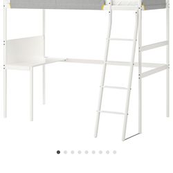 IKEA Vitval Loft Bed With Desk