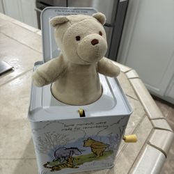 Disney Winnie The Poor Jack In The Box Toy