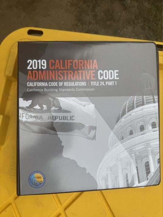 2019 California Administrative Code