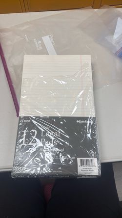 Mead White Legal Pads 12-Pack