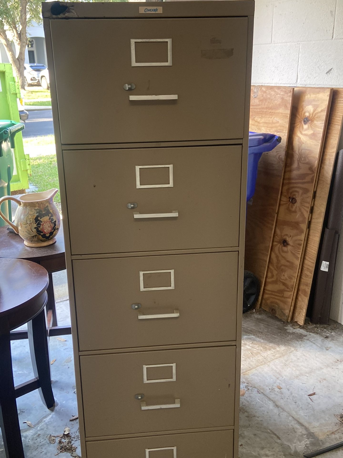5 Drawer Filing Cabinet