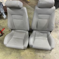 Jeep Seats CJ TJ Wrangler Grey Gray Vinyl
