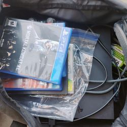PS4 With New cables And Games And Controller 