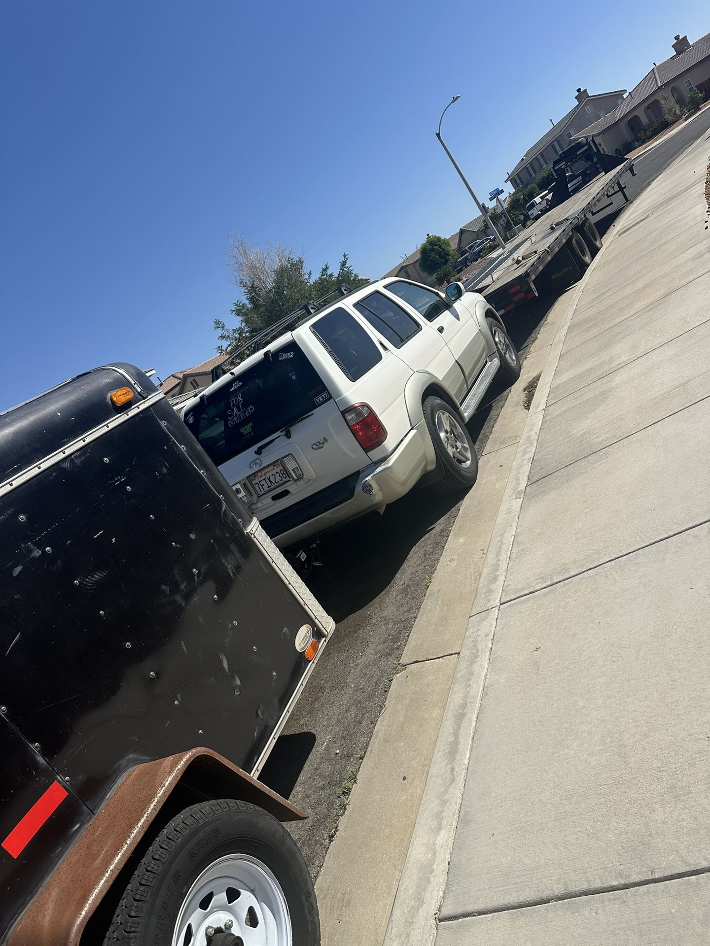 Infiniti & Trailer For Sale (TOGETHER OR SEPARATE)