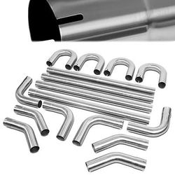 16PCS 3' INCHES STAINLESS STEEL UNIVERSAL EXHAUST PIPING DIY