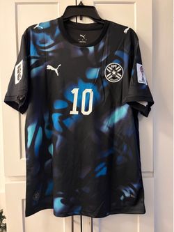 Miguel Almirón Paraguay World Cup Alternate Jersey 2026. Size Large