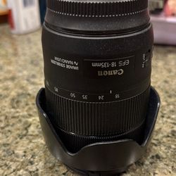 Canon All-Round Lens EF-S 18-135mm f/3.5-5.6 is USM (Black)