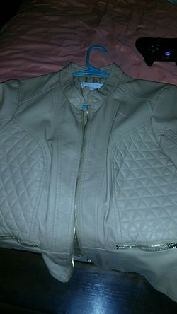 Nrwyork and company leather jacket size medium