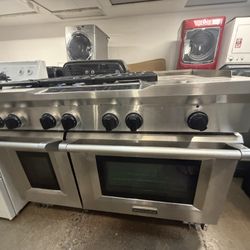 48” Kitchenaid Dual Fuel Range Stainless Steel 