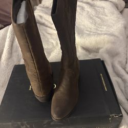 Brown Cow Boy Boots