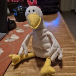 Foster Farms Imposter Chicken Driver Advertising Bean Bag 10” Plush Stuffed 1999