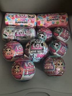 lol Surprise Toy Doll Lot - Total Of 10 Dolls 