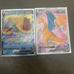 Pokemon Cards Charizard And Drednaw