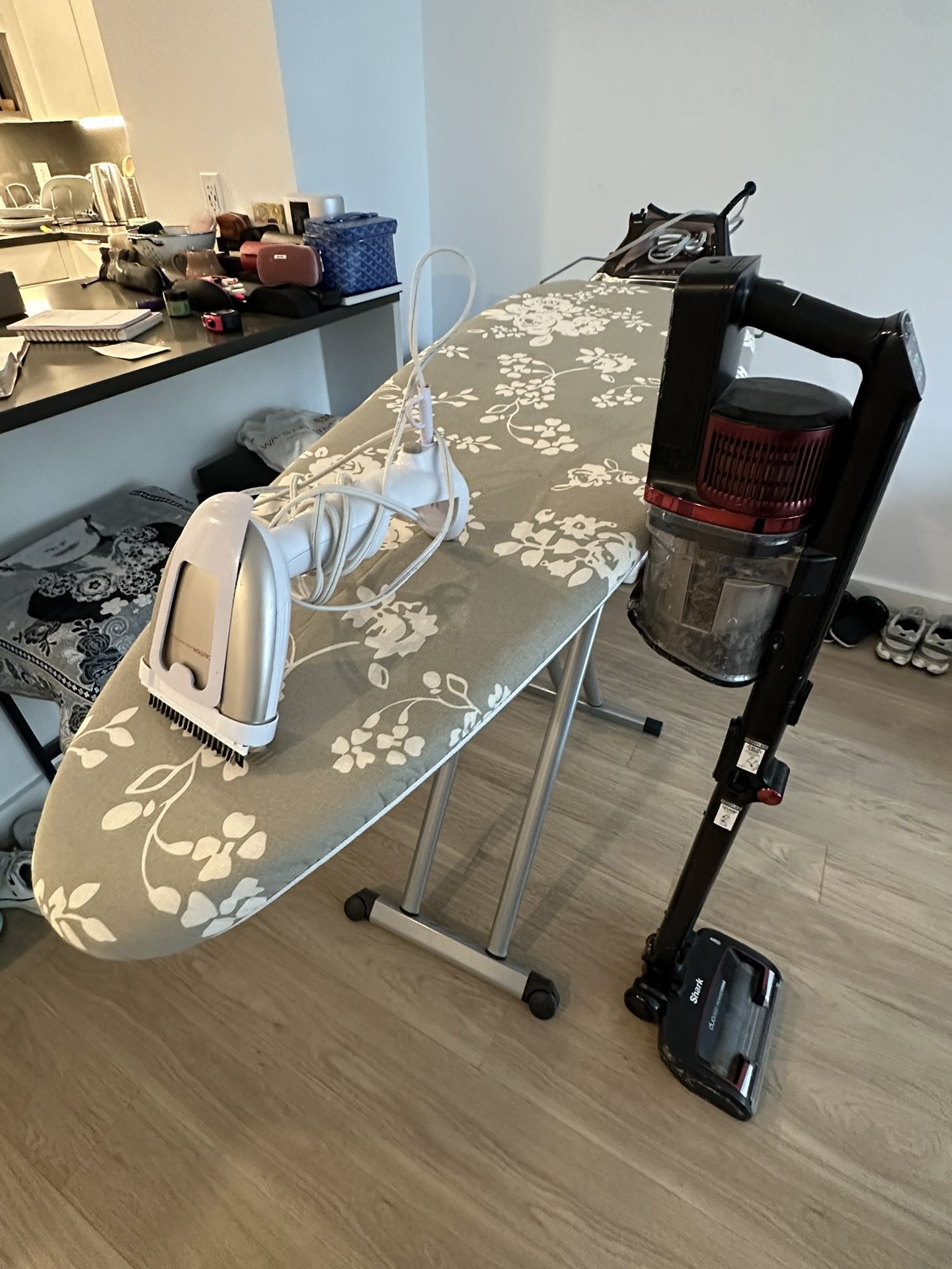Ironing Table With Free Vacuum & Steamer