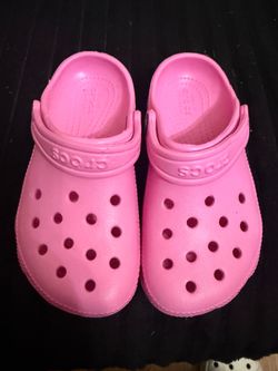 Crocs kids pink