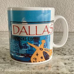 Starbucks Vintage Dallas Texas City Scenes Collector Series Retired Jumbo Coffee Mug Cup 20 Oz  