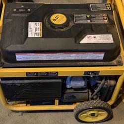 Portable Gas Generator – 5000W Class – Runs Strong