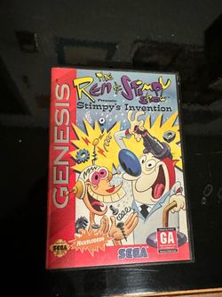 Ren & Stimpy Sega genesis  game complete