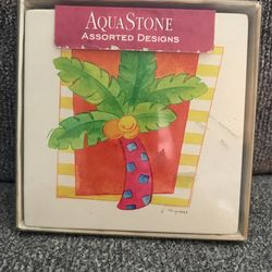 NEW-Set Of 4 Absorbent Coasters