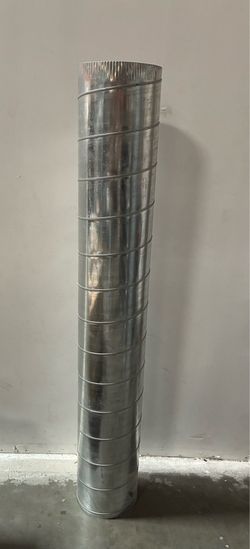 10.5 inches x 66 inches round metal pipe