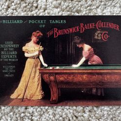Brunswick-Balke-Colllender  Company Pool/Billiards Playing Card, (Rare!) 
