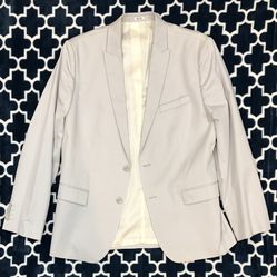 Calvin Klein Men's Slim Fit Cotton Suit Jacket Size XL (44 / 45) Off White Ivory