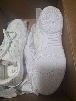 White Low-Top Sneakers Size 40