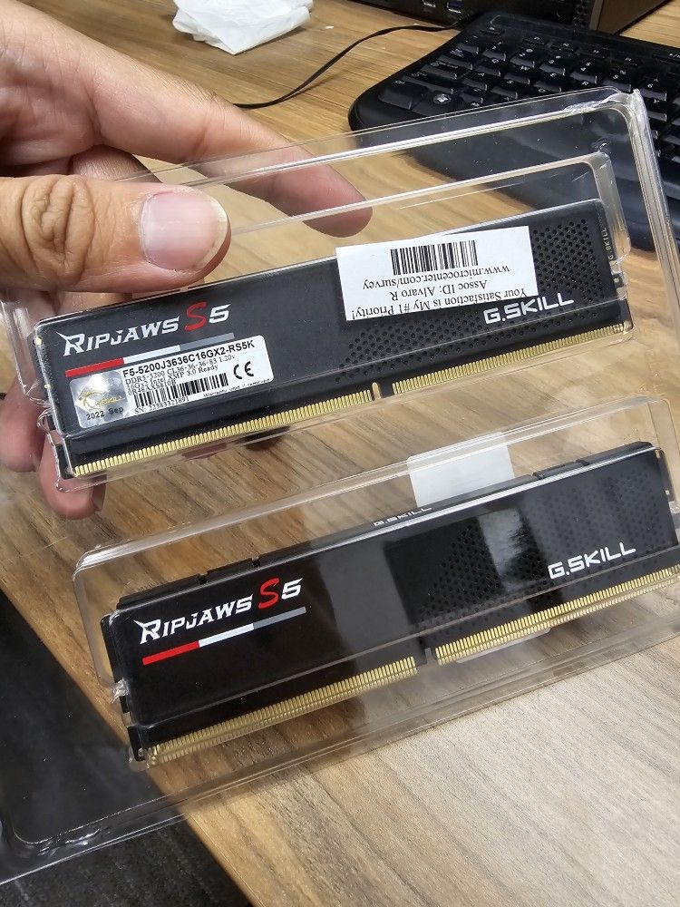 G.SKILL Ripjaws S5 Series 32GB (2 x 16GB) 288-Pin PC RAM DDR5 5200