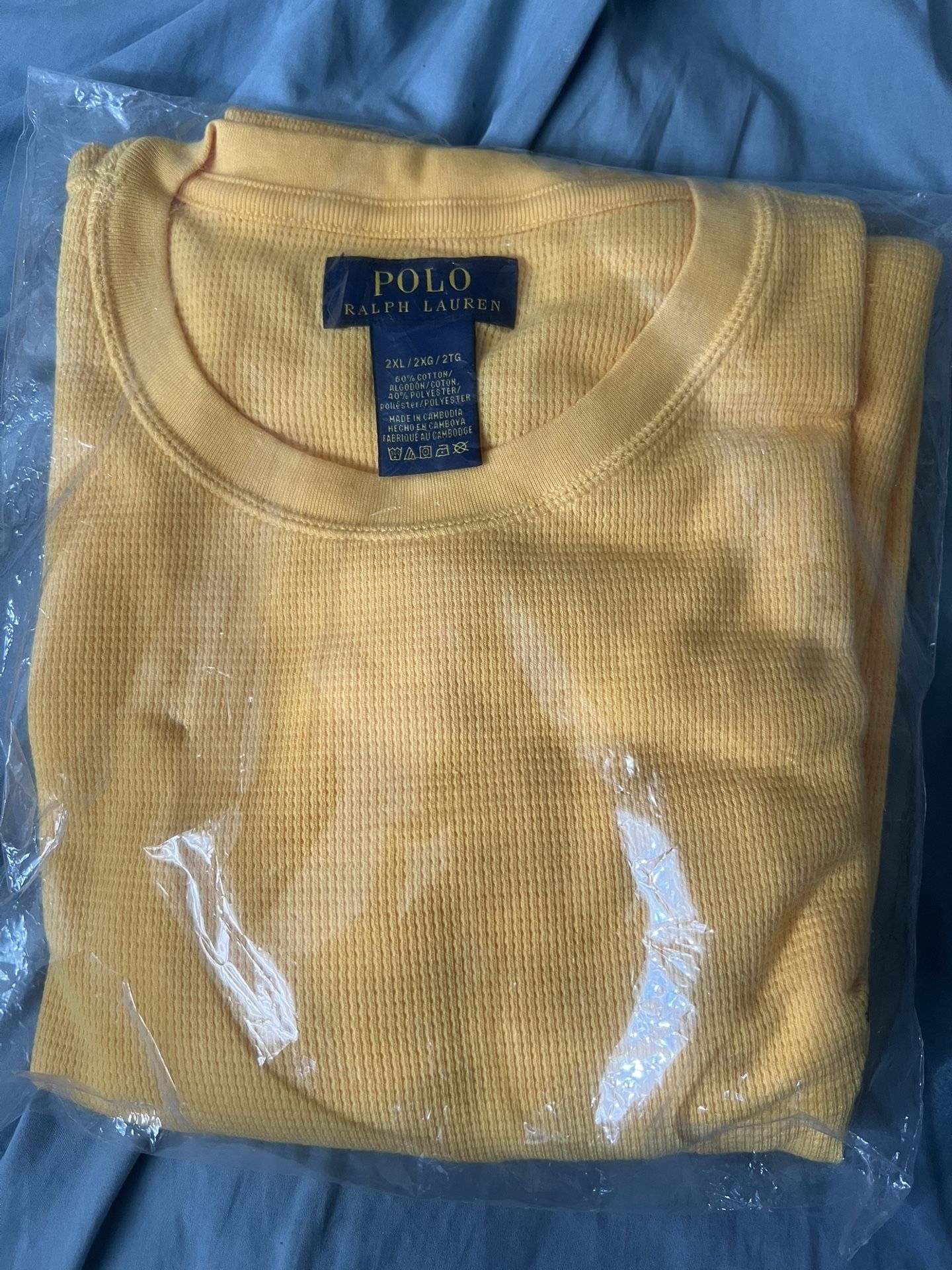 Polo Bear Yellow Thermal 2XL