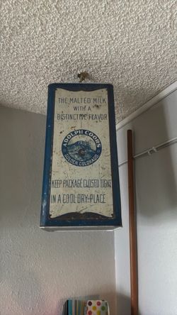 Coors Malted Milk container