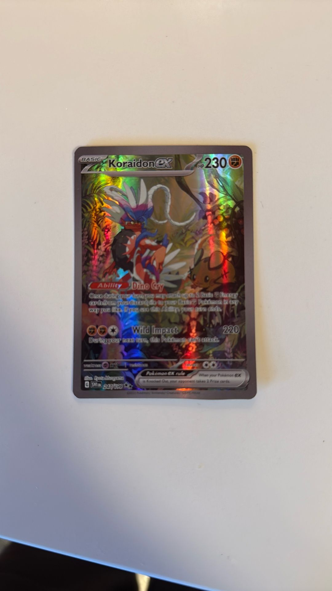 Pokémon Koraidon ex — Full Art / Ultra Rare