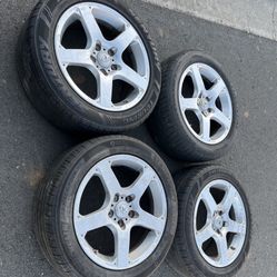 4 - 215/55r17 5x114.3 5x4.5 Stock G37 G35 Nissan 350z 370z Maxima Altima Civic Accord Wheels Rims Tires