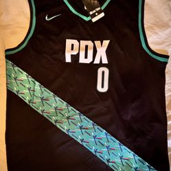 Trailblazers Portland #0 Lillard PDX Special Edition (3XL&4XL)