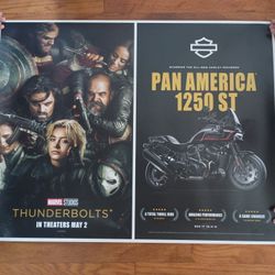 NEW Pan America 1250 ST HD Harley Davidson Motorcycle Bike Thunderbolts Movie Poster