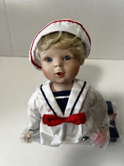 Ashton Drake Moments To Remember Jill Sailor Girl Porcelain Doll
