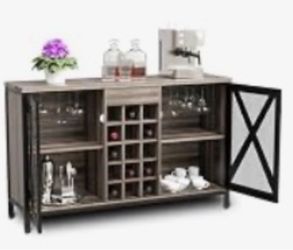Modern Farmhouse Bar / Storage Cabinet