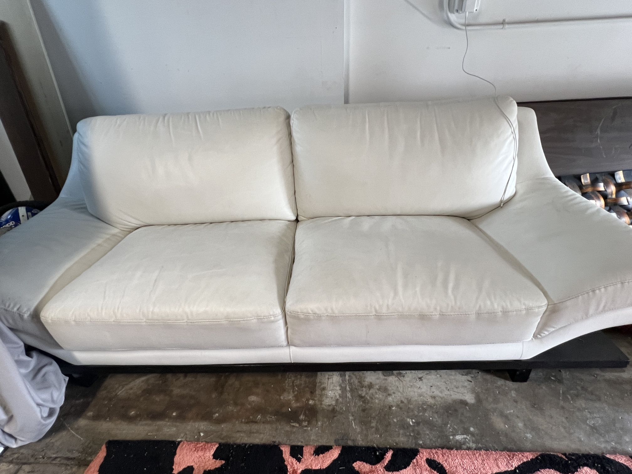 Modern White Sofa