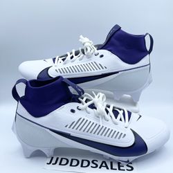 Nike Vapor Edge Pro 360 2 TB White Purple Cleats FJ1581-150 Men’s Sizes