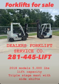Unicarrier Forklifts For Sale